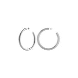 Open Hoop Earrings - Sterling Silver