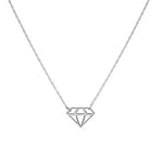 Mini Diamond Cutout Necklace