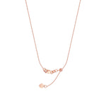 Adjustable Cable Chain - Rose Gold Plated Sterling Silver - Henry D