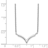 V-Shape Necklace - Sterling Silver