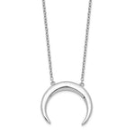 Moon Necklace - Sterling Silver