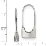 Lock Dangle Earrings - Stainless Steel