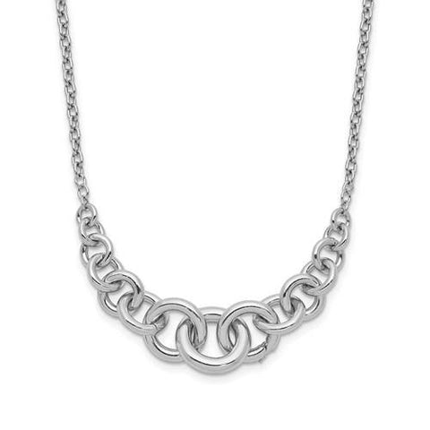 Circles Necklace - Sterling Silver - Henry D