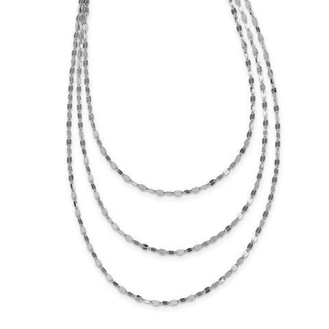 Multi-Strand Necklace - Sterling Silver